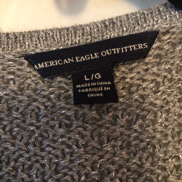 Gray and silver sweater - Picture 2 of 3